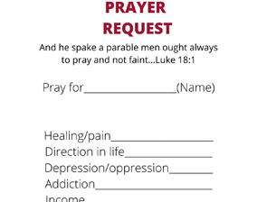 Prayer Request